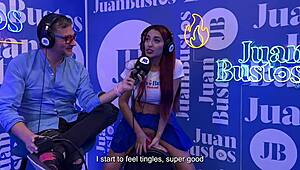 Jessica Sodi cums hard on vibrator while spilling wild fantasies!