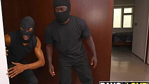 narrative of kristy black taking two dicks in three holes with freddy gong and mr longwood in hardcore action.