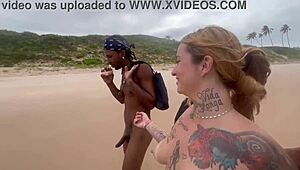 Fui Pra Praia de Nudismo na Bahia Pra Dar Pros Pirocudos