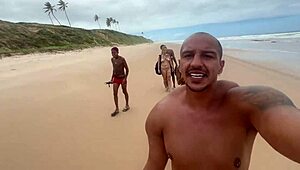 Fui Pra Praia de Nudismo na Bahia Pra Dar Pros Pirocudos