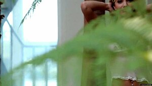 Kenna James Gets Fingered While Watering Plants.