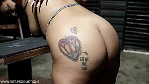 during the interview, the teen gets face-fucked and creampied