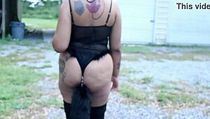 during the interview, the teen gets face-fucked and creampied