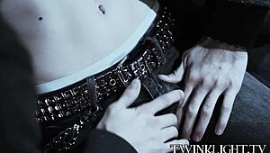 Three Young Gays Kissing Before Hardcore Anal Action