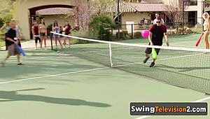 i feel so overwhelmed in this orgy blowjob session, hearts racing and bodies entwined