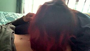 she doesn’t even notice i’m recording while she devours my cock... damn! 😈