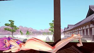 3d hentai featuring big ass and big tits in fantasy sex