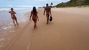 Fui Pra Praia de Nudismo na Bahia Pra Dar Pros Pirocudos