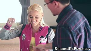 टैबू सीन में मेच्योर मैन द्वारा यंग स्टेपसिस्टर को हार्ड रैम किया!