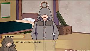 Big anime booty bounces in hentai adventure