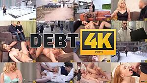 Debt4k Debt Turns into Wild Fuck! Watch Now!