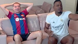 negão banging hot wife while hubby watches, damn!