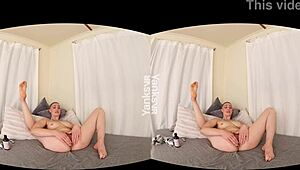 Yanks Flexible Beauty Iris Ives Masturbates And Enjoys Anal Play With Cum Climax.