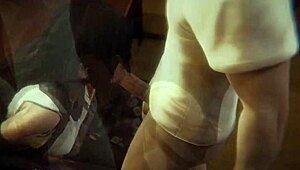 Bold interracial blowjob compilation with aerith jessie and tifa sucking big black cocks