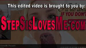 hey, wanna see this teen stepsis get ass fucked hard