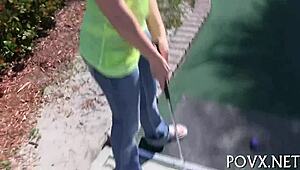 Nikki Lavay Gets Rough Blowjob and Hardcore Fucking in POV