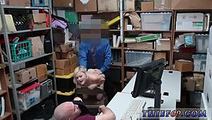 Big boob cop teams up with fake taxi blonde officer