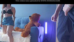 He spied on me while I touched my pussy... wanna join and help out?