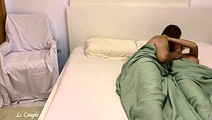 Real Amateur Couple Enjoys Romantic Morning Sex While Naughty Girlfriend Watches Live