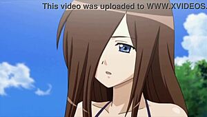 Hermanas Satake exclaim, What a wild threesome on the beach!