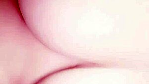 Milf Wajeeha sucks big tits and pussy hard