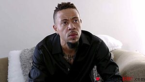 Ginger PAWG Athena Rayne Intensely Fucks a Simp with Her Big Black Cock in Hardcore Action