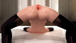 Hey, wanna see this demonically hot redhead get a creampie in 3D anime?