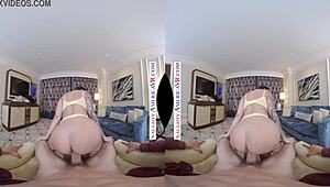 Ivy Lebelle Interacts in VR Experience