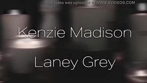 arched muses kenzie madison & laney grey enjoy a sensual threesome with laz fyre