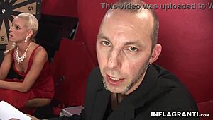 Dude, get ass toyed in gangbang?