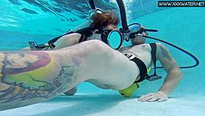 Minnie Manga Takes Hard Cock Deep Underwater in Wild Scene