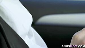 I, uh, made a sexual deal with my mature stepmom Lily James to stop bullying her, ya know?