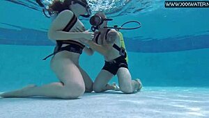 Minnie Manga Takes Hard Cock Deep Underwater in Wild Scene