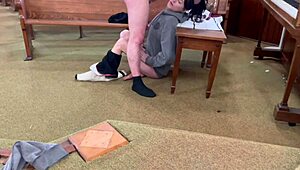 omg, got facefucked at church with a huge facial! 😱