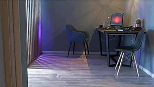 He spied on me while I touched my pussy... wanna join and help out?