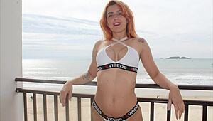 Petite Girl Takes Big Cock in Ass for Creampie