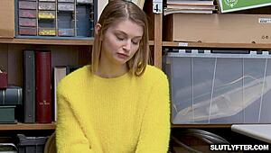 Nadya Nabakova's Pussy Gets Overkilled By LP Officer's Deepthroat And Doggy Fuck!