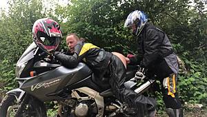 Nymphofist Gay Biker Explores Extreme Fisting And Assfucking