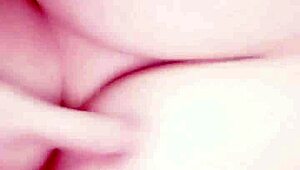 Milf Wajeeha sucks big tits and pussy hard