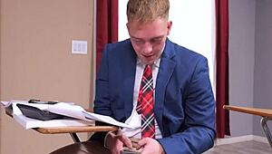 Sexting in class, Erin Everheart, Bailey Blaze, and Joshua Lewis get hardcore POV action.