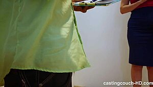 First black dick shakes amateur body with intense orgasm on sofa