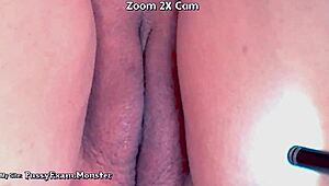 pussy exam close-up on camshow 2019 part1