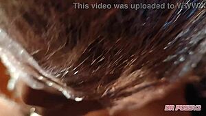 African Submissive Gets Intense Deepthroat with Dripping Saliva