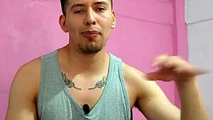 is the plumber fucking me on the balcony with his curved cock?