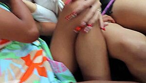 two horny latina teens decide to bang a random guy in this complete video.