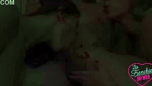 Hey Ariana and Anita, are you two hot lesbian brunettes ready for some steamy group fun?