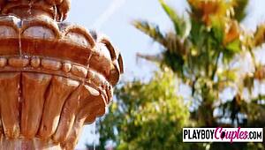 swingers get naughty fucking hard in steamy red room orgy