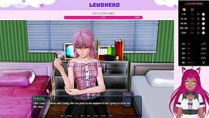 Vtuber Lewdneko dives into Harem Hotel gameplay part 19