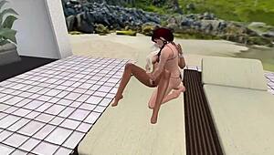 Hot Threesome With Intense Group Action