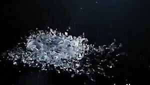 Innocent lesbian nymphos explore bizarre fetishes with dildos. They get soaked in pee and squirt from wet vulvas.